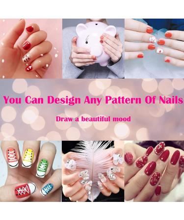 7pcs Nail Puncture Pencil Set - Nail Design Accessories for DIY Nail Art & Manicure - Buy Online on GoSupps.com