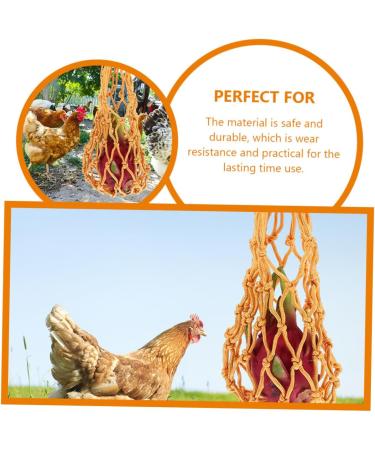 Parliky 2pcs String Hooks Chicken Poultry Feeder Net Hanging Feeder for Hens Tool Belt Hook up Fruit - Buy Online on GoSupps.com