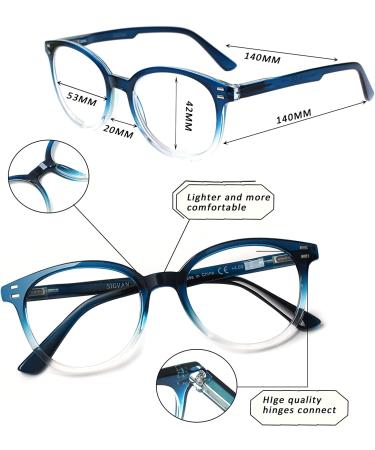 3 Pack Stylish Reading Glasses Spring Hinge Black/Tortoise 2.25x for Men and Women - Buy Online on GoSupps.com