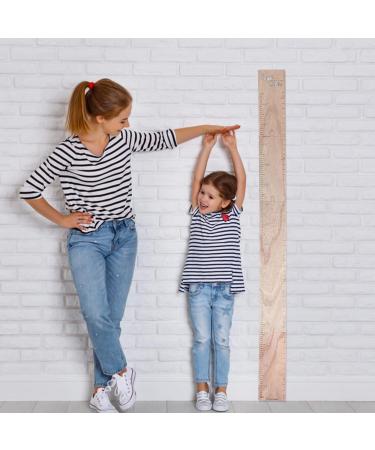 5Pcs Wooden Growth Chart Children's Height Ruler Wall Hanging Height Baby Height Charts Height Ruler Milestone Markers Light House Decorations For Home 40-180cm - Buy Online on GoSupps.com