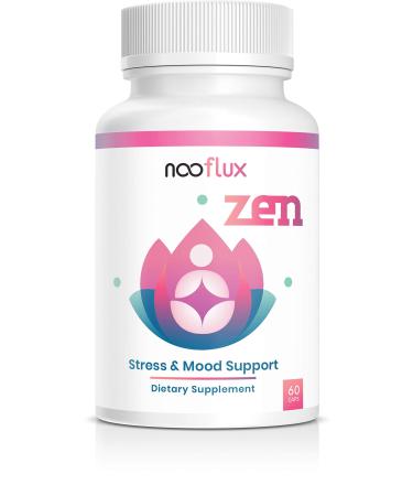 Immune Support Supplement - Stress Relief & Mood Support - Ashwagandha Rhodiola Rosea Kava Kava L Theanine Saffron - Zen by Nooflux