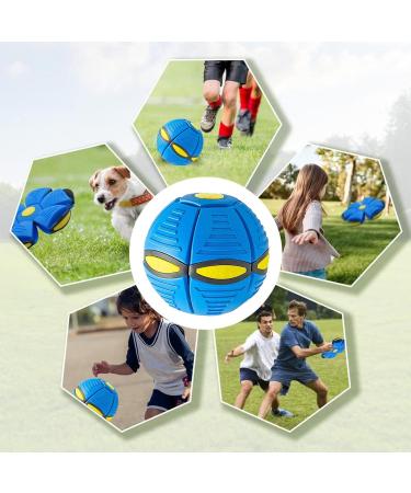 UFO Magical Flying Saucer Ball - Ultimate Frisbee Dog Toy for Training & Play | Blue - Buy Online on GoSupps.com