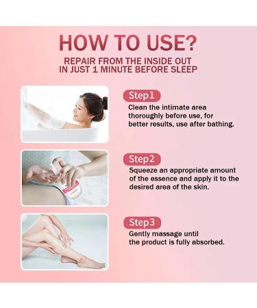 Purer Feminine Intimate Area Whitening Essence Cream Set - Exfoliation, Lightening, and Moisturizing (3Pcs) - Buy Online on GoSupps.com