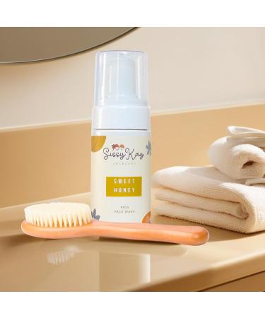 Sissy Kay Kids Foaming Face Wash for Boys Girls - Natural Face Wash For Kids - Gentle Honey Cleanser With Vitamin C & Vitamin E -Tear Free For Sensitive Skin - Honey - 100 ml - Buy Online on GoSupps.com