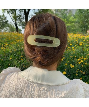 6 Pcs Large Frosty Hair Claw Clips - Stylish Hair Accessories for Girls and Women - Buy Online on GoSupps.com