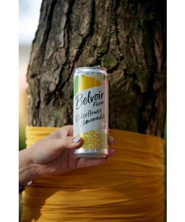 Belvoir Farm - Elderflower Lemonade Delicious and Light Natural Hand-Picked Elderflowers Crafted with Nature Low in Sugar and Calories Gluten Free Suitable for Vegans & Vegetarians 24x330ml Elderflower 7.92 l (Pack of 1) - Buy Online on GoSupps.com