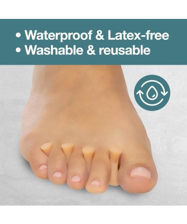 ZenToes Hammer Toe Straightener Crest - 4 Count Gel Spacer Splint for Hammertoes and Overlapping Toes - Buy Online on GoSupps.com