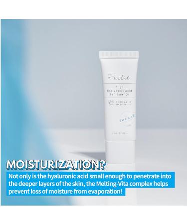 Blanc Doux Oligo Hyaluronic Acid Sunscreen SPF 50+ | Reef-Safe Makeup Base | Vegan for Sensitive & Acne-Prone Skin - Buy Online on GoSupps.com