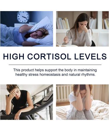 CellJuvMax Cortisol Supplement Overall Balance & Harmony Support Stress Relief & Relaxation Support Vegan Capsules | Daily Wellness Supplement (1) - Buy Online on GoSupps.com