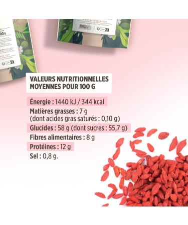  123gelules Goji Berries Greenfood Original Ningxia (Lycium Barbarum) 500g x 2 - Buy Online on GoSupps.com