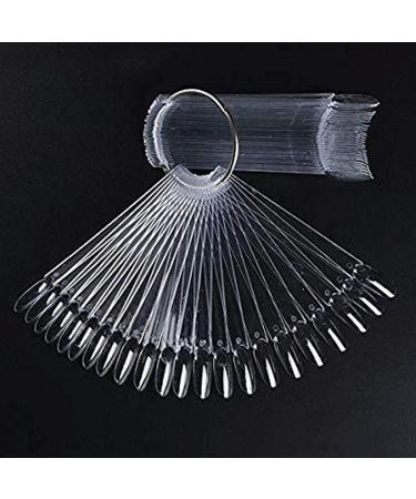 300 PCs Transparent Nail Polish Display Tips - Nail Art Practice Templates for Perfect Nail Presentation - Buy Online on GoSupps.com