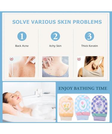 Healifty Shower Gloves 3Pcs - Exfoliating Bath Mitt for Body Scrubbing and Cleaning - Buy Online on GoSupps.com