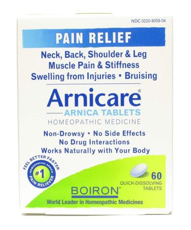 Boiron Arnicacare Arnica Tablets 60 ea (Pack of 3)