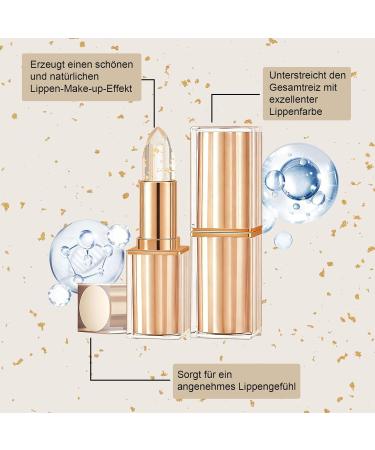  MEITREND Color-changing lipstick - Sheer lipstick with gold foil - Smudge-proof - Long-lasting - Hy - Buy Online on GoSupps.com