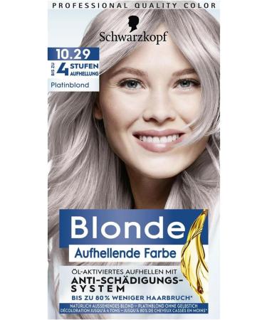 handle 3x Schwarzkopf whitening color 1029 platinum blonde each 1425 ml 4 levels lightening - Buy Online on GoSupps.com
