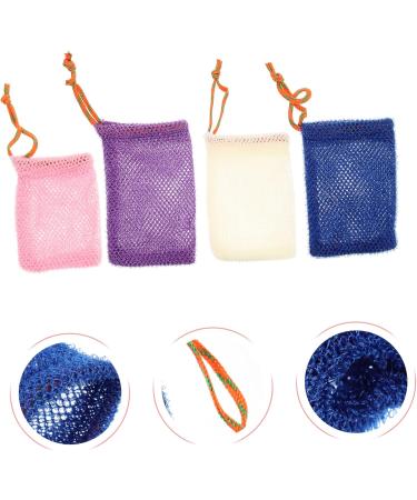 Healeved 32 Pcs Soap Bag Foaming Net Mesh Storage Bags Face Cleaning Net Mesh Soap Saver Pouch Bar Soap Nylon - Buy Online on GoSupps.com