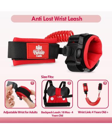 Mickey Toddlers Leash & Anti Lost Wrist Link 4 in 1 | Safety Harness for Kids Walking | Toddler Child Babies Assistant Strap - Buy Online on GoSupps.com
