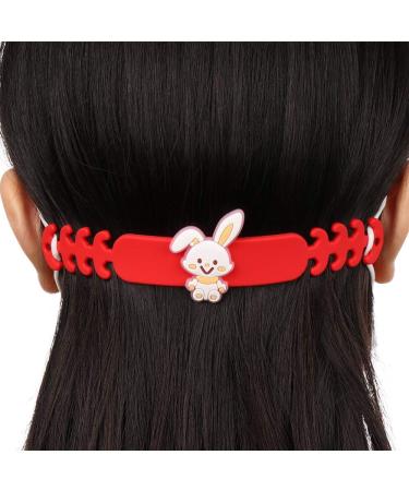 5pcs Kids Cartoon 14 * 1.4cm Adjustable Extension Strap Buckle Ears Protectors Hook Ear Saver Grips Wearing Clips(Pink) - Buy Online on GoSupps.com