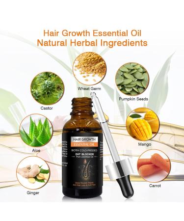 Accelerate Hair Growth Serum with Ginger - Anti-Hair Loss Treatment for Thin Hair | 30ml Hair Serum for Fast Results - Buy Online on GoSupps.com