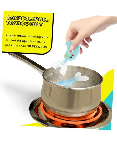 Gleavi 2nd Hand Cartoon Toothbrush for Children - Silicone Full Mouth Manual Toddler Toothbrush - Buy Online on GoSupps.com