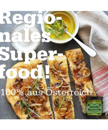  Senger's Sengers Rossemary Vegan Wheat Paste - Pesto Premium Pesto - 100% Superfood from Austria - 100g - Buy Online on GoSupps.com