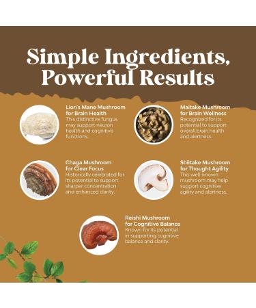 Bundle of Matrix Nootropic Brain Supplement for Memory and Focus Enhancement. Vitamins for Mental Health & Clarity and Advanced Lion's Mane Mushroom Supplement Capsules for Brain Health & Focus - Buy Online on GoSupps.com