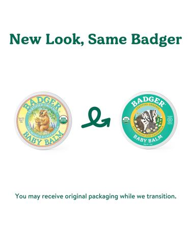 Badger Baby Balm - Organic Chamomile & Calendula Cradle Cap Balm for Babies - 2 Oz, Pack of 2 - Buy Online on GoSupps.com