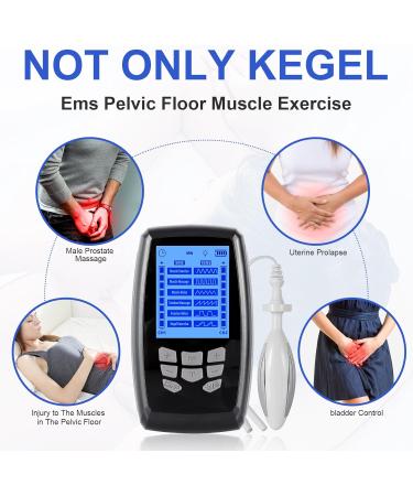 TENS Unit Muscle Stimulator & EMS Pelvic Floor Exercise - Pain Relief & Muscle Strengthening | Multifunctional Impulses & Gift Box Included - Buy Online on GoSupps.com
