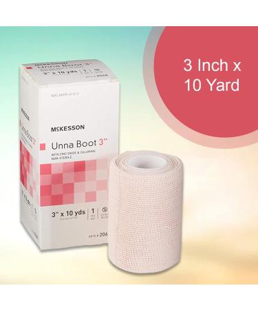 McKesson Unna Boot with Zinc Oxide & Calamine 3 x 10 yd - 12 Pack - Buy Online on GoSupps.com