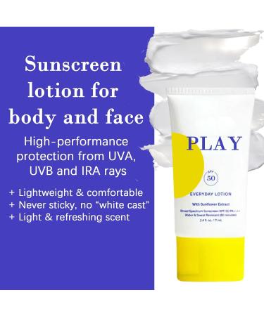 Sunscreen SPF50 Face Sunscreen UV Sun Lotion Sun Protect & Moisture Sun Cream Against UVA/UVB Rays and Premature Skin Ageing Water Resistant Sun Protection Factor - 50ml - Buy Online on GoSupps.com
