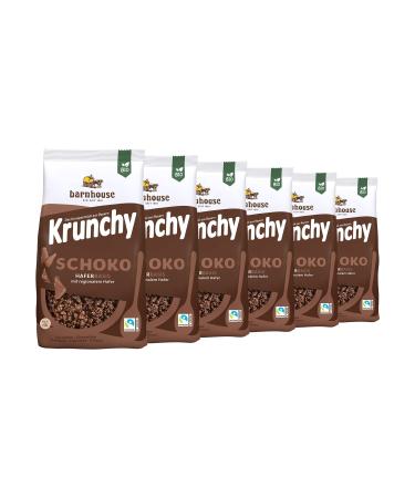 Barnhouse Krunchy Organic Chocolate 375g - Pack of 6