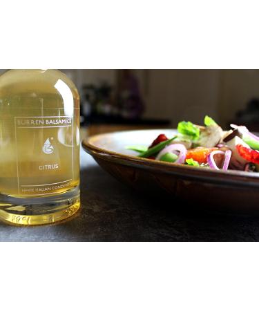 Burren Balsamics Citrus Infused White Balsamic Vinegar of Modena 100ml - Refreshing Citrus Flavor - Buy Online on GoSupps.com