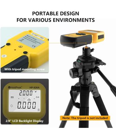 Holdpeak 826A Digital Wind Speed & Temperature Meter | Data Logger | International Shipping Available - Buy Online on GoSupps.com