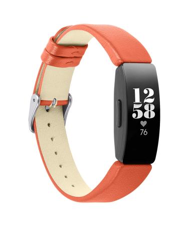 MVRYCE ACE 2 accessories bracelet 5.5 "-8.0" Real leather bracelet slim strapping-active sports bracelet adjustable replacement bracelet with metal closure compatible for inspire/inspire HR/ACE 2 (A07)