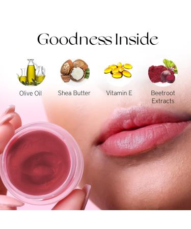 Nourish Mantra Beetroot Blast Lip Balm with SPF - Hydrating & Nourishing for Dry Chapped Lips | Olive Oil Shea Butter Vitamin E & Avocado Oil | Unisex | 12g (Pack of 3 - Buy Online on GoSupps.com