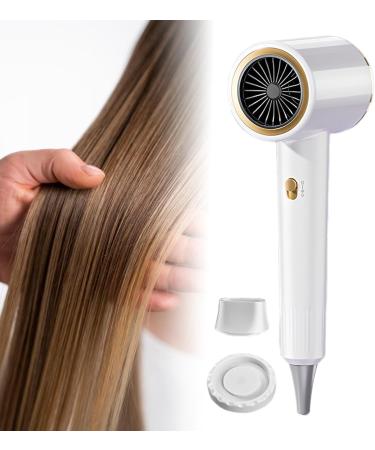 Milageto Hair Dryer Ionic Blow Dryer with Diffuser 2400W Home Salon Traveling Use Adjustable Heat Settings Powerful Fast Dry Low Noise white - Buy Online on GoSupps.com