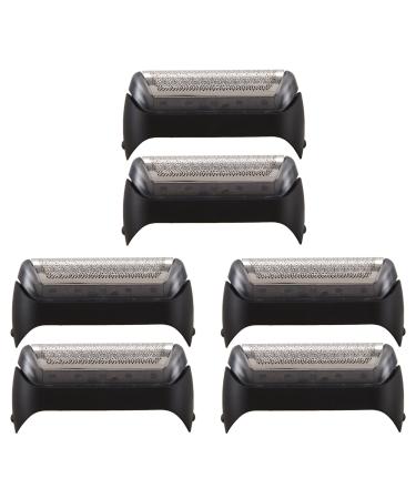 liovitor 6 Pieces Electric Mesh Durable Shaver Foil Head Parts for 10B/20B Model 190 180 170 1775