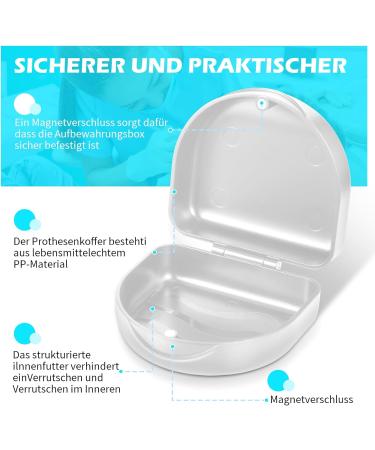 Premium Prosthetic Box for Braces & Dentures | Keep Your Dental Care Organized | International Shipping - Buy Online on GoSupps.com
