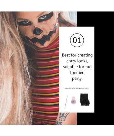 Ciieeo Halloween Makeup Kit: Fake Wounds Wax, Scar Blood Props - Halloween Makeup Supplies Set - Buy Online on GoSupps.com