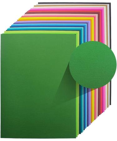 60 Sheets Colorful Card Stock 250gsm - Textured Multicolor Cardstock for Card Making, Scrapbooking & Crafts - Buy Online on GoSupps.com