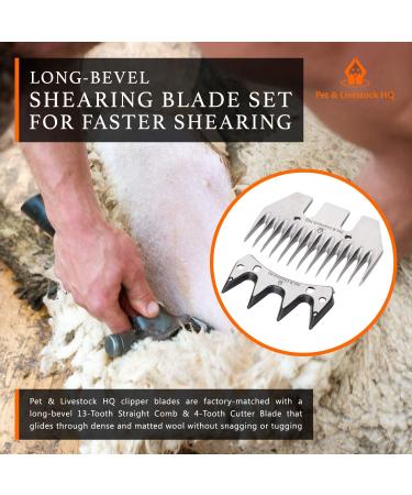 Pet & Livestock HQ | 380W Sheep Clippers - Replacement Blades for Oster Lister Heiniger Detachable Animal Trimmer Shears - Buy Online on GoSupps.com