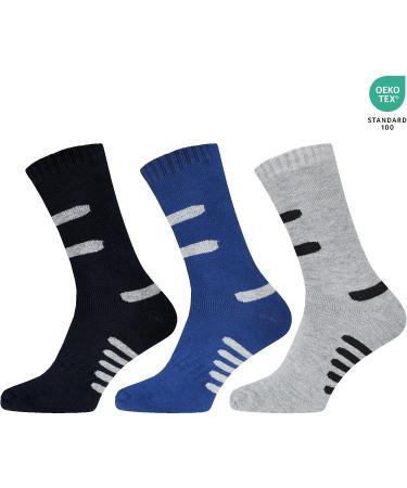 BestSale247 Men's Thermal Socks - 6 or 12 Pairs Warm Thick Winter Sports Socks - Cotton Size 43-46 Color Mix - Buy Online on GoSupps.com