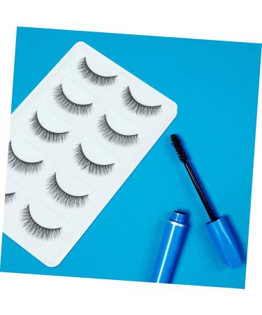 FOMIYES 10 Pairs Short False Eyelashes 3d Synthetic Eyelashes Fiber Makeup Eyelashes Dense Eyelashes Hair Eyelashes Lashes Stage Eyelash 6d Extend Artificial Fiber Cross - Buy Online on GoSupps.com