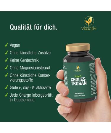 Buy Vitaciv Cholestrosan - Natural Cholesterol Capsules | 400mg Artichoke Extract Curcuma & Vegan - 60 Pieces - Buy Online on GoSupps.com