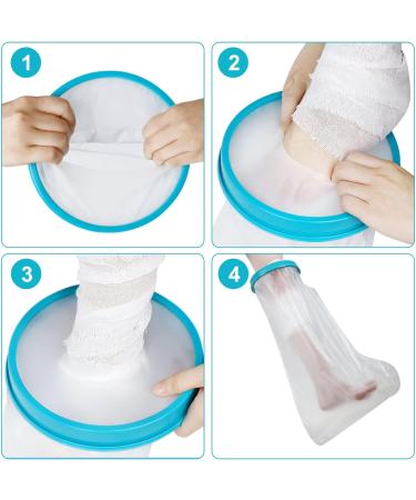 Fasola XL Waterproof Cast Cover for Broken Knee/Thigh Wound - Reusable Leg Protector - Buy Online on GoSupps.com