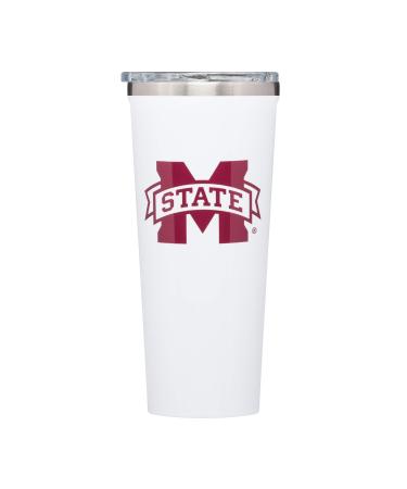 24oz NCAA Triple Insulated Stainless Steel Travel Mug, Mississippi State Bulldogs, Big Logo