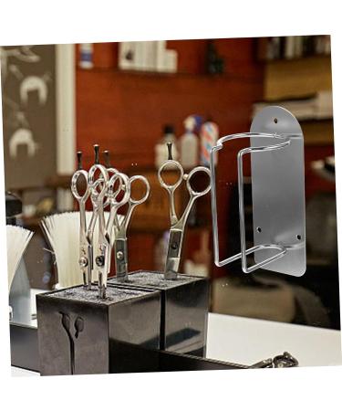Housoutil Clipper Stand Clipper Wall Stand Hairstylist Tools Rack Holder Wall Storage Holder Beard Rack Trimmer Wall-Mounted Clippers Stainless Steel - Buy Online on GoSupps.com