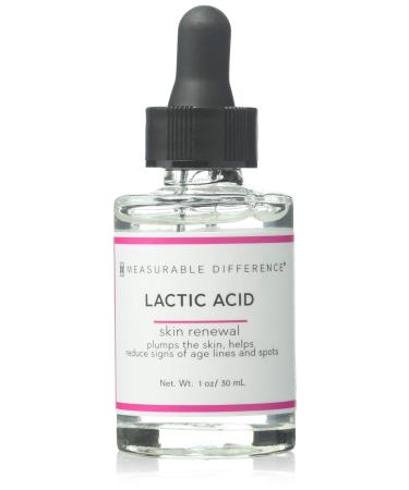 Measurable Difference Lactic Acid Face Serum - Exfoliating Serum that Hydrates & Strengthens the Skin Barrier | 1 Fl Oz |