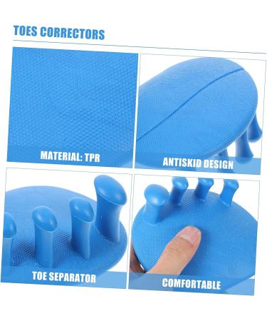 Thumb Splint Toe Separators Set 4 Pairs - Blue Gel - Nail & Toe Protector - Foot Valgus Support - Overlapping Nail Art - 11x10x6cm (4pcs) - Buy Online on GoSupps.com