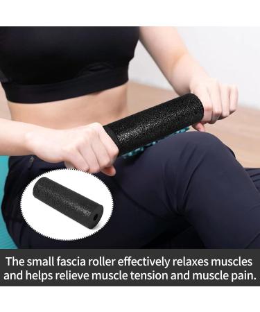Fascia Roll Mini - Foam Roller for Pain Relief | Self-Massage Foot & Body Roller | Portable Black Fascia Roller for Gym & Travel (1 PC) - Buy Online on GoSupps.com